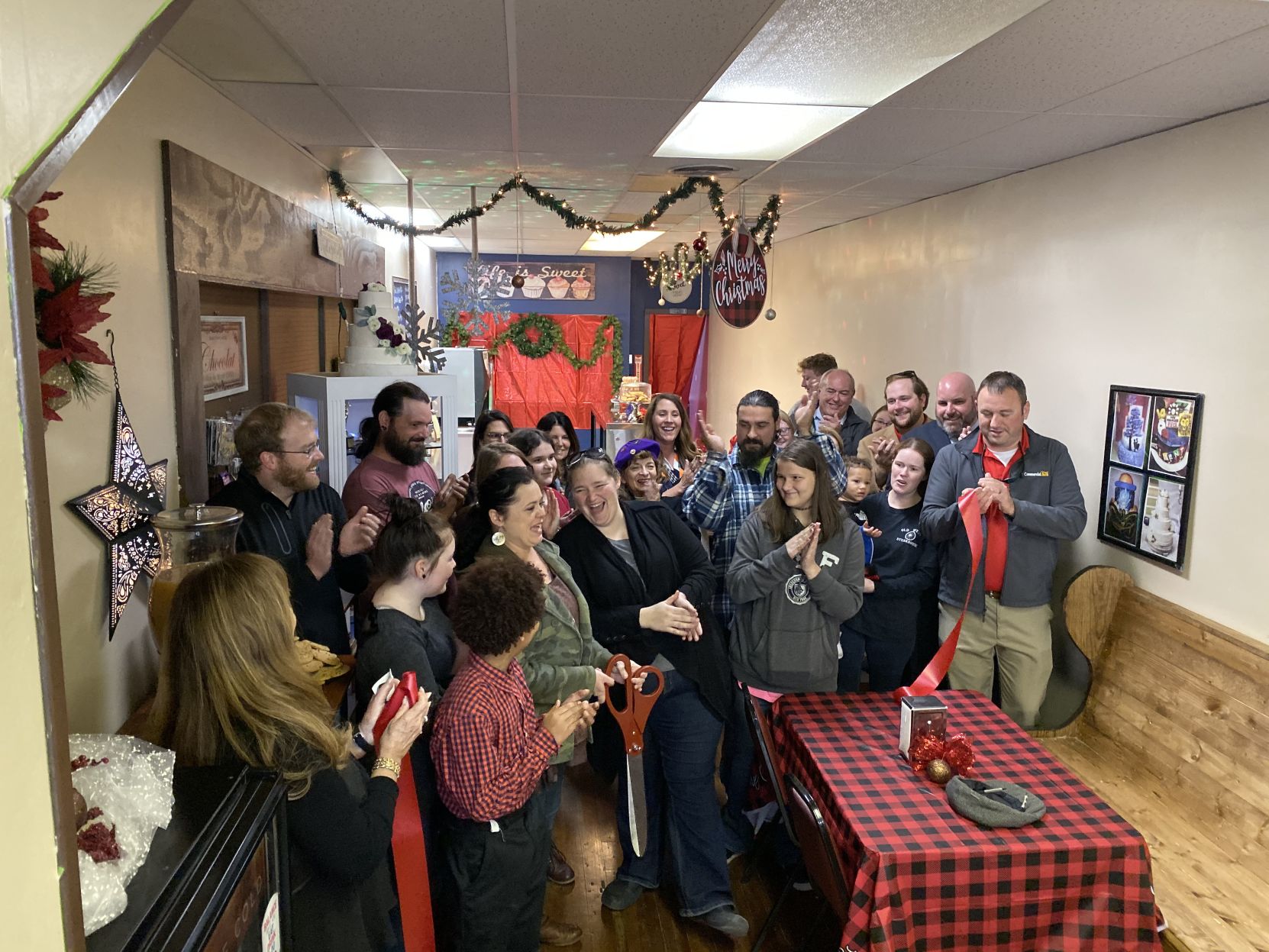 Celebrating grand opening